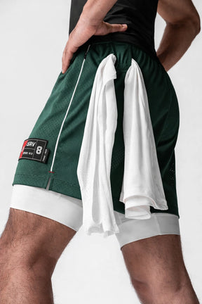 Short Masculino Esportivo Respirável Bolso Interno