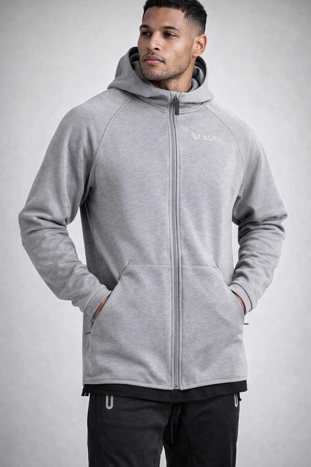 Jaqueta Esportiva Masculina de Poliéster Fitness - Jacket ASRV