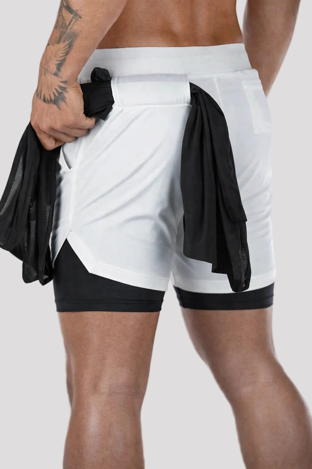 Short Esportivo de Academia Masculino com Bolso Interno - Street Dry 2 em 1