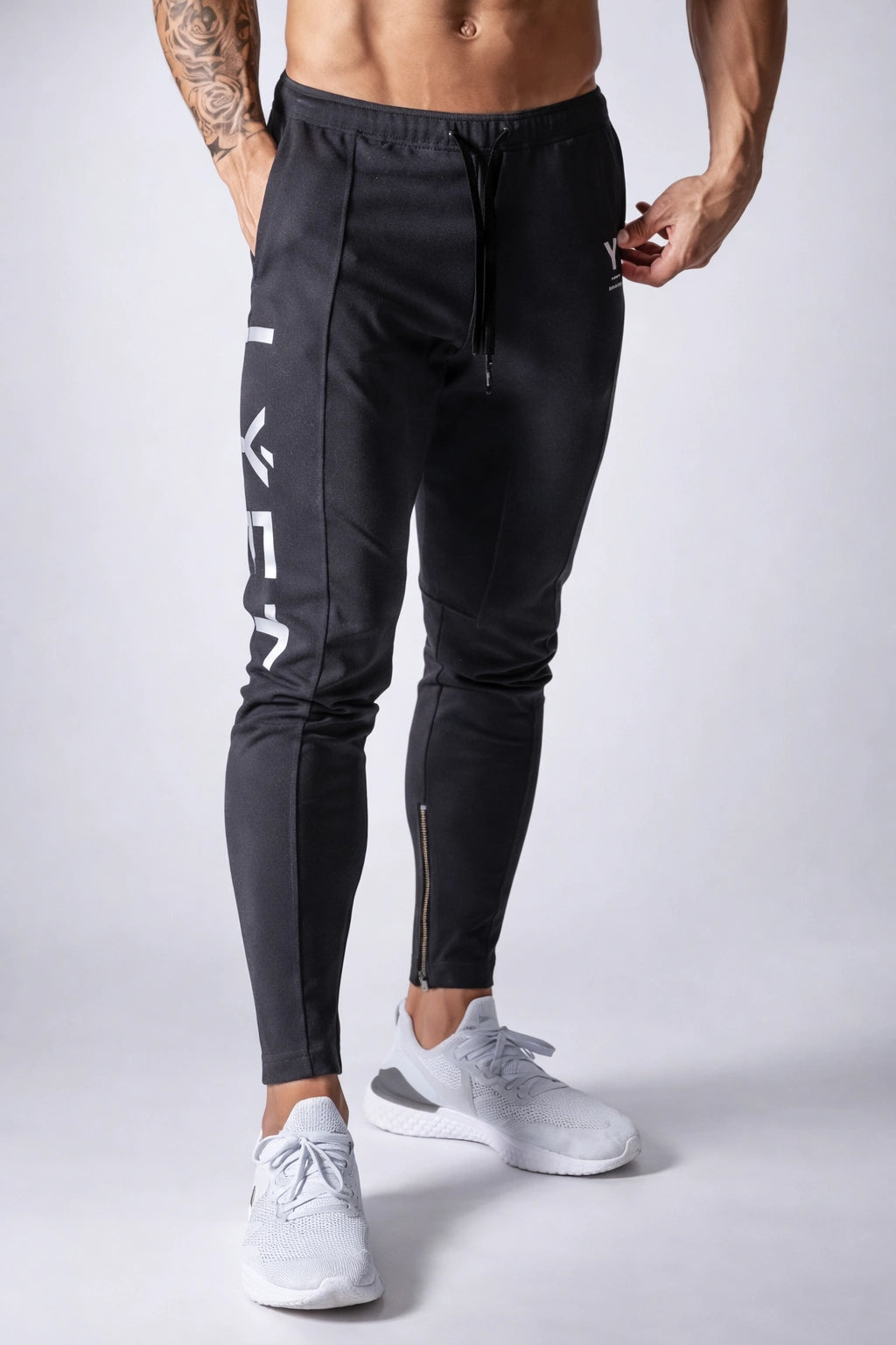 Calça de Academia Masculina Esportiva Justa e Respirável