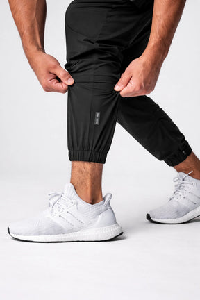 Calça Masculina Esportiva Justa Respirável com Bolso Lateral