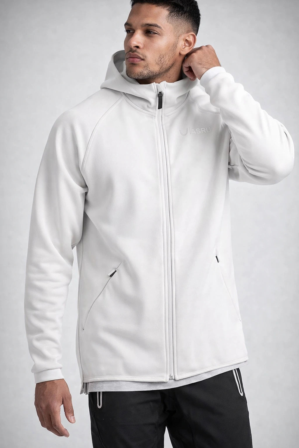 Jaqueta Esportiva Masculina de Poliéster Fitness - Jacket ASRV