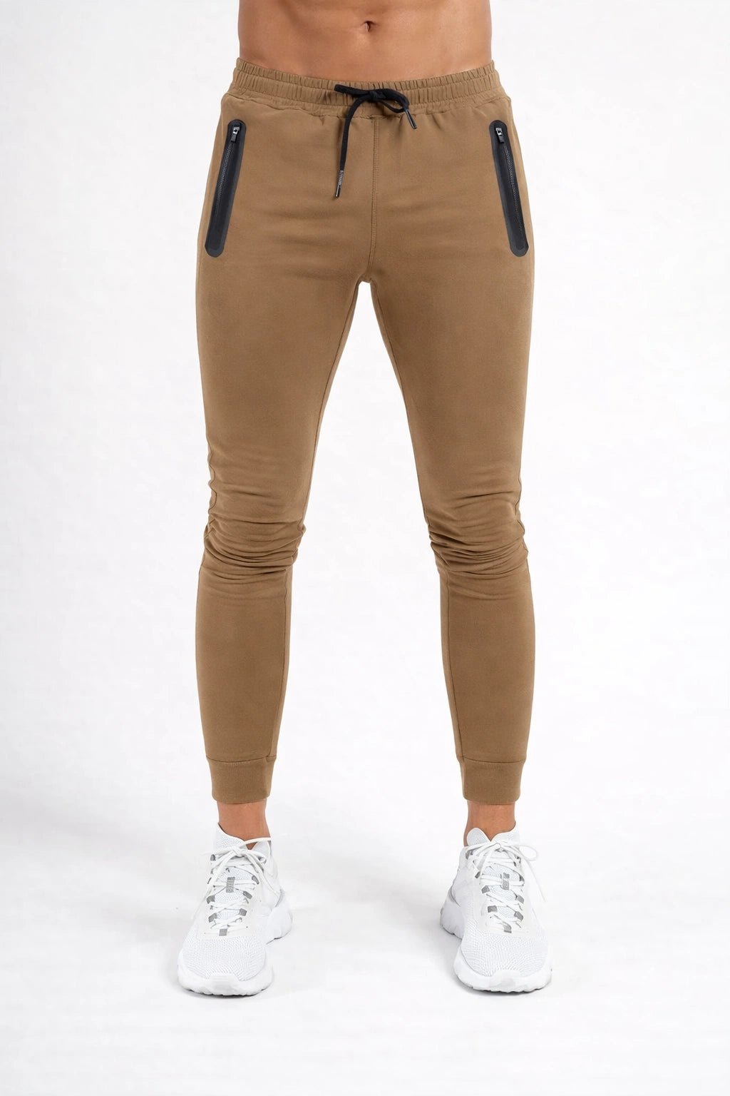 Calça Esportiva Masculina de Moletom Justa fitness