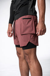 Short Esportivo de Academia com Bolso Lateral