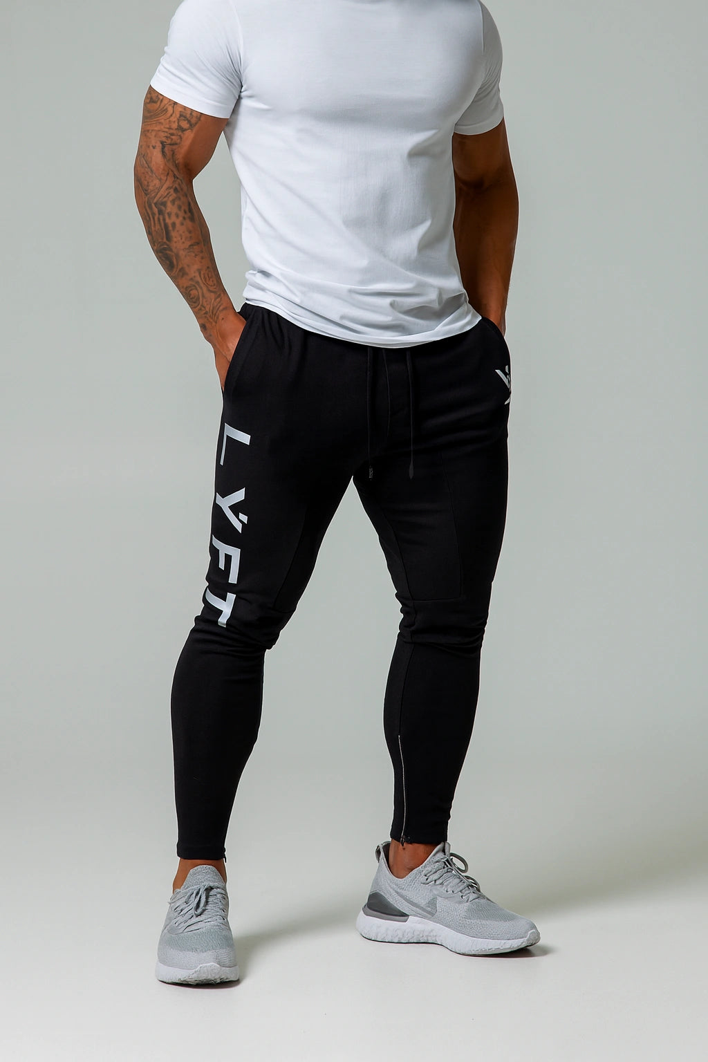 Calça de Academia Masculina Esportiva Justa e Respirável