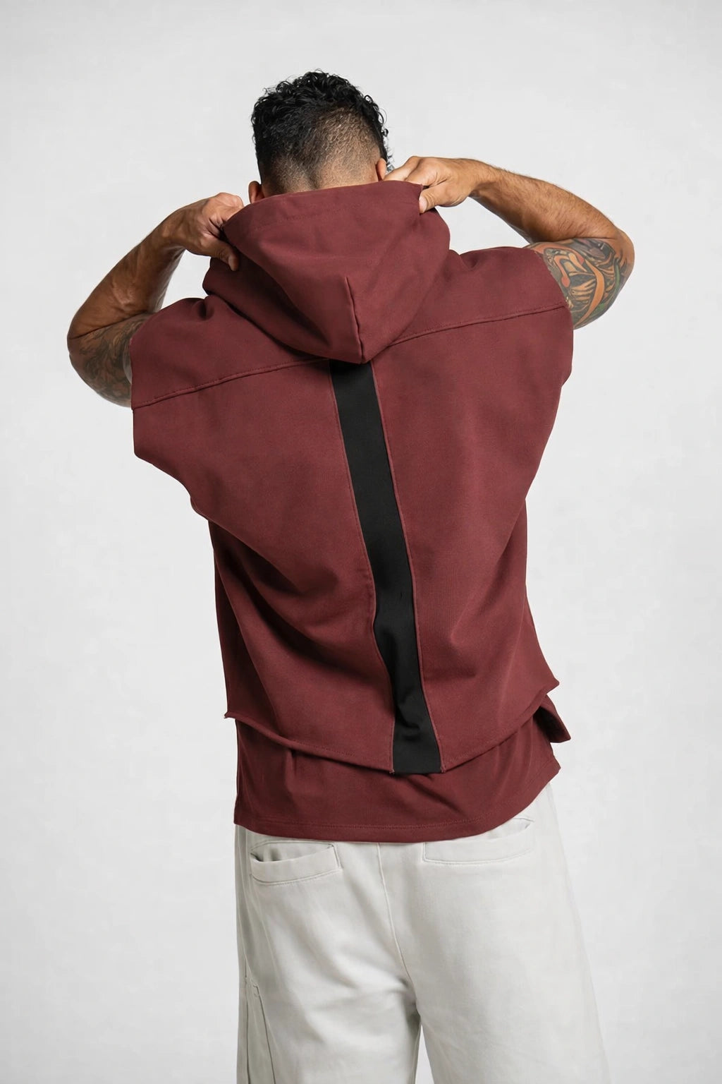 Camiseta de colete com Capuz Academia Premium 2 em 1 - ASRV