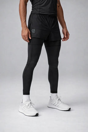 Short Masculino Esportivo com Bolso Interno Legging Tetra-lite