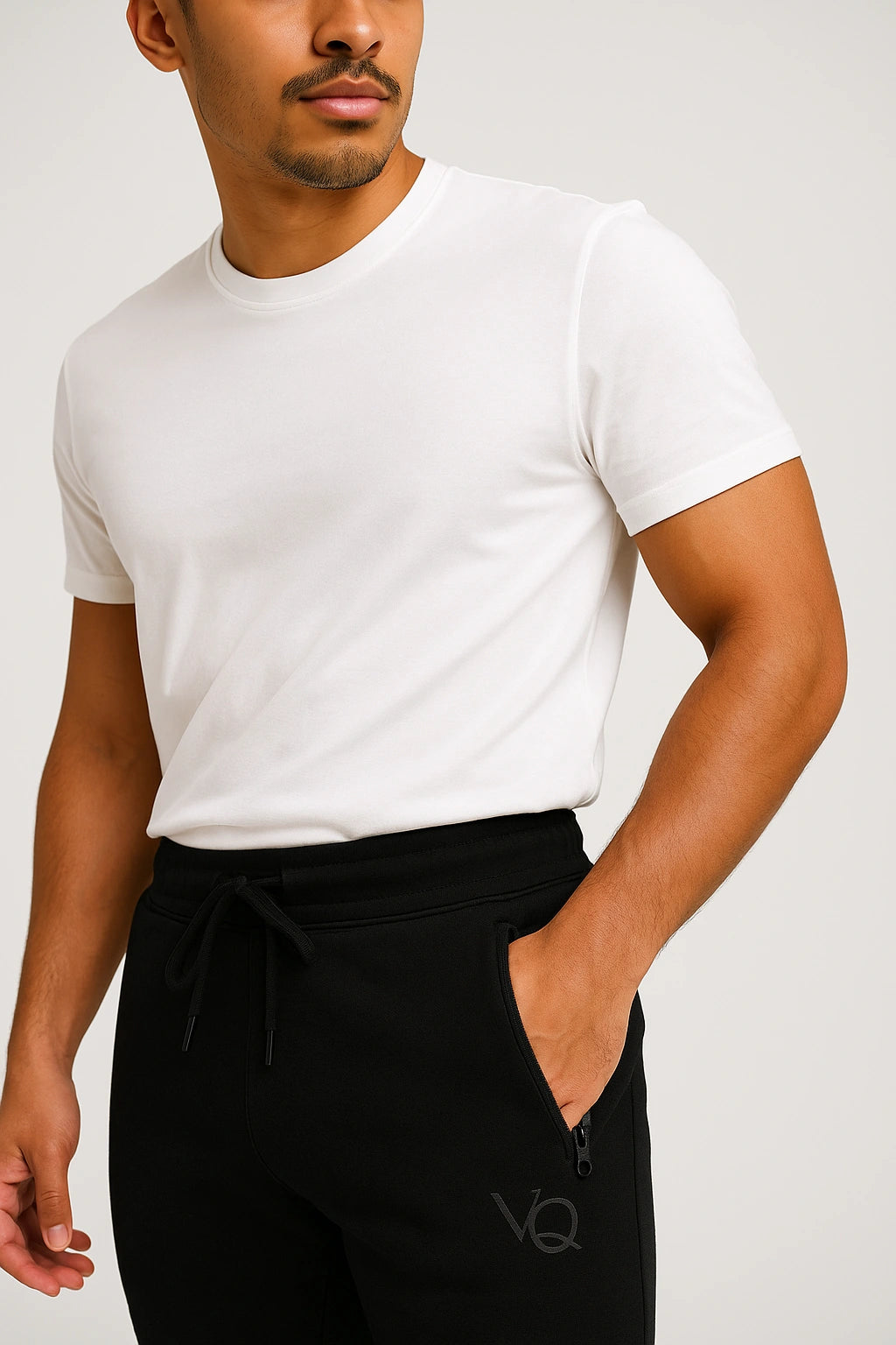 Calça Esportiva Masculina de Moletom Justa fitness
