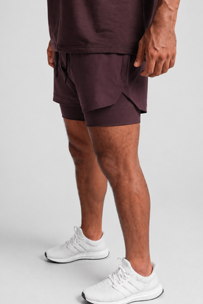 Short Esportivo de Academia Masculino Minimalista 2 em 1 Tauranga