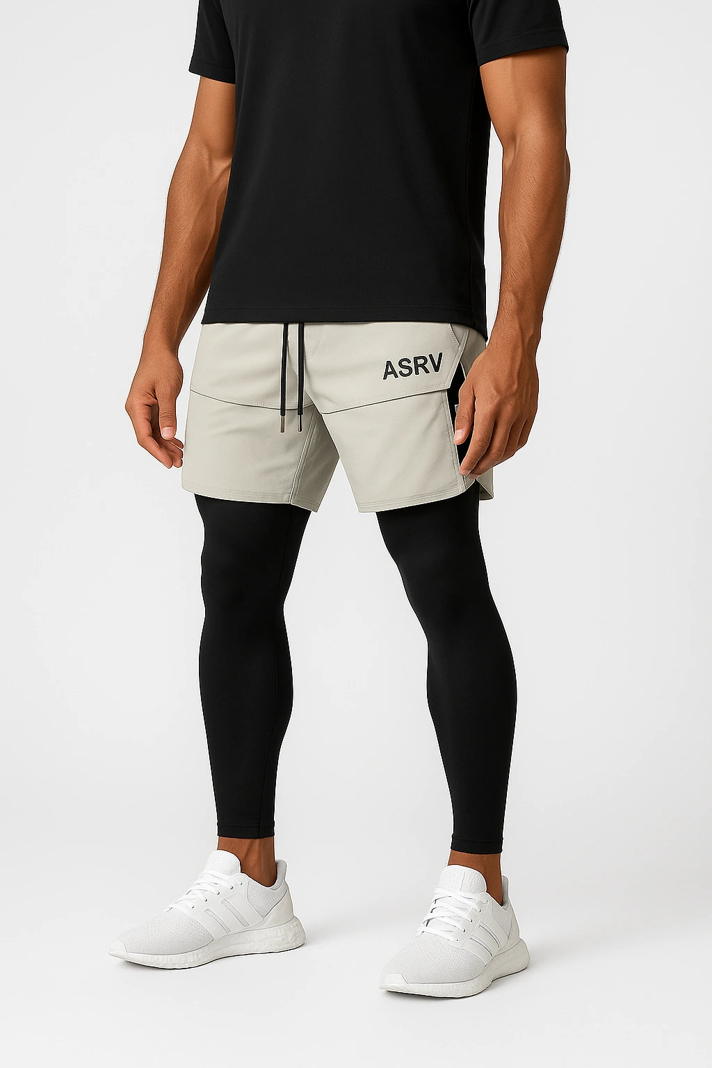 Short Esportivo de Academia  Masculino com Bolso Lateral