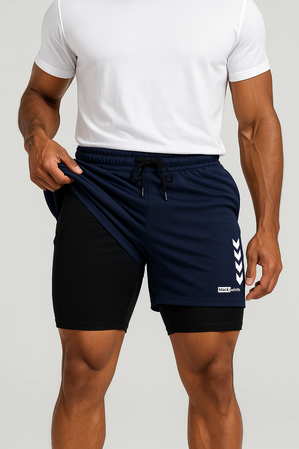 Short Esportivo de Academia Justo Masculino - Sport Dry