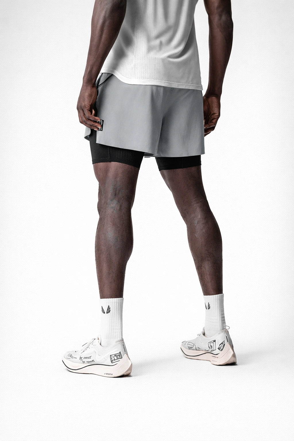 Short Esportivo de Academia  Masculino Respirável 2 em 1 - Slim Run