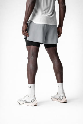 Short Esportivo de Academia  Masculino Respirável 2 em 1 - Slim Run