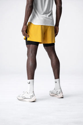 Short Esportivo de Academia  Masculino Respirável 2 em 1 - Slim Run