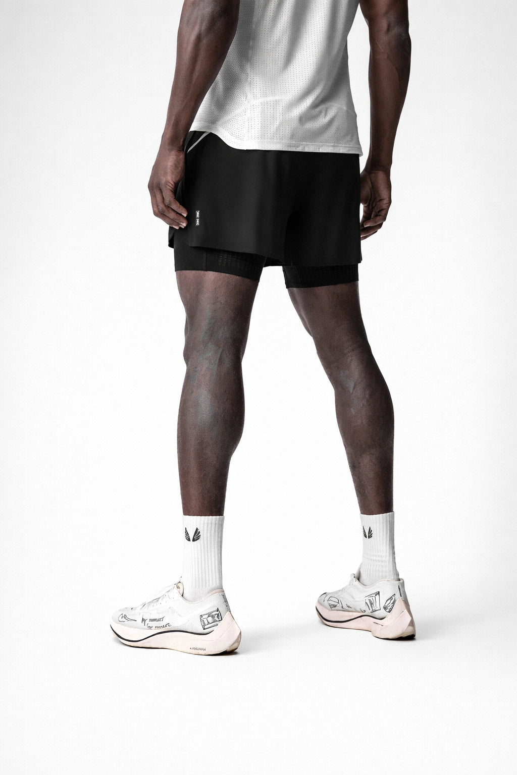 Short Esportivo de Academia  Masculino Respirável 2 em 1 - Slim Run