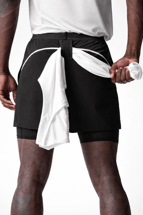 Short Esportivo de Academia  Masculino Respirável 2 em 1 - Slim Run