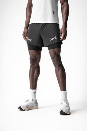 Short Esportivo de Academia  Masculino Respirável 2 em 1 - Slim Run