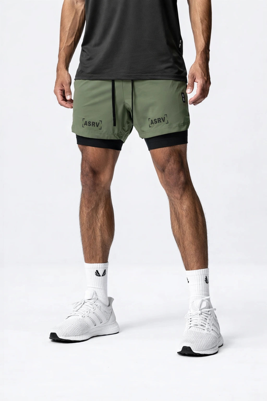 Short de Academia Esportivo  Masculino 2 em 1 - ASRV