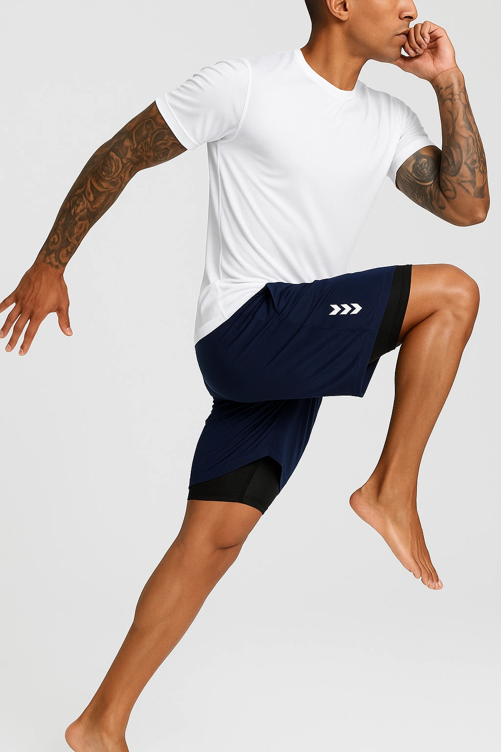 Short Esportivo de Academia Justo Masculino - Sport Dry