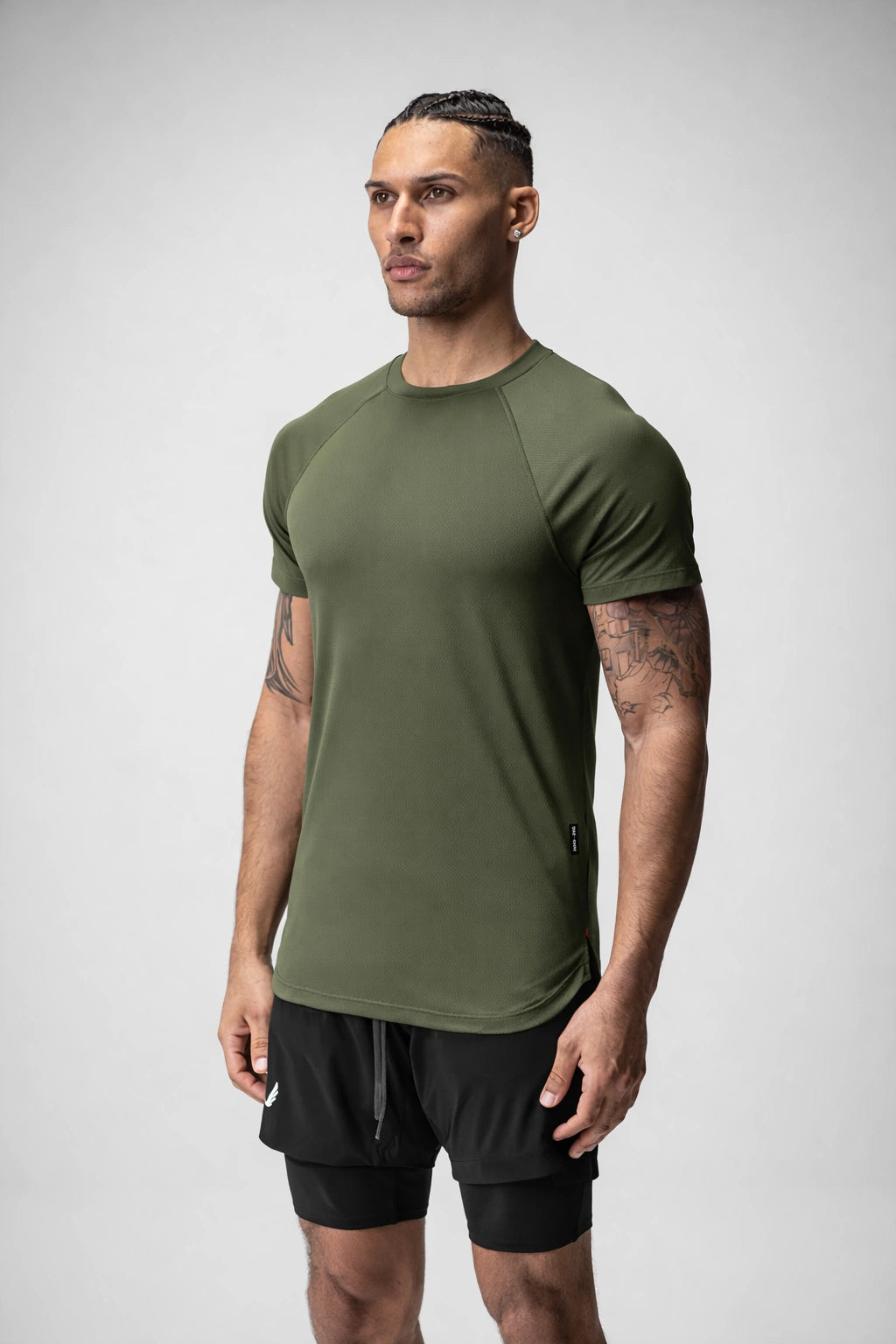 Camisa Masculina Esportiva Academia Premium Justa Minimalista