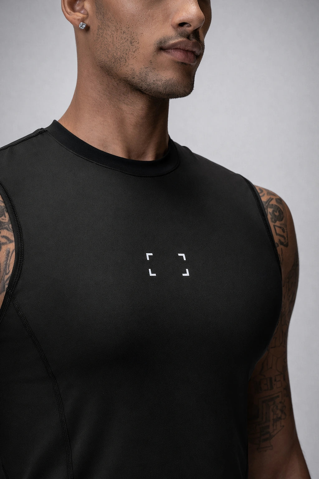 Regata Esportiva Masculina Compressão Alta Modelagem WarpFlexx®