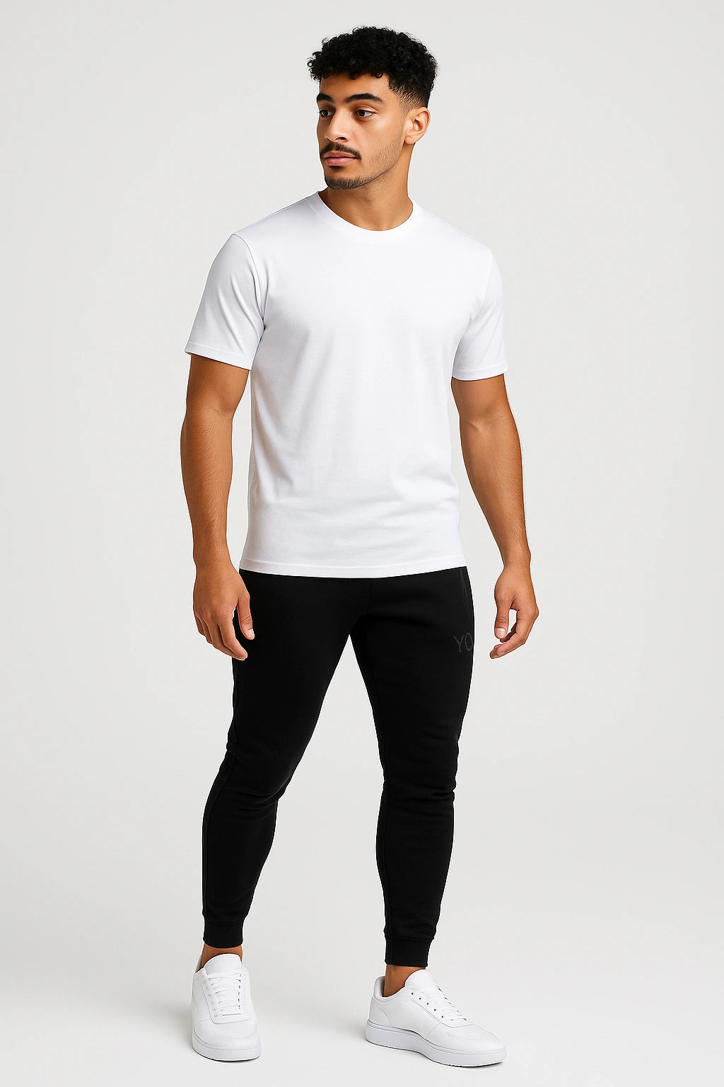 Calça Esportiva Masculina de Moletom Justa fitness