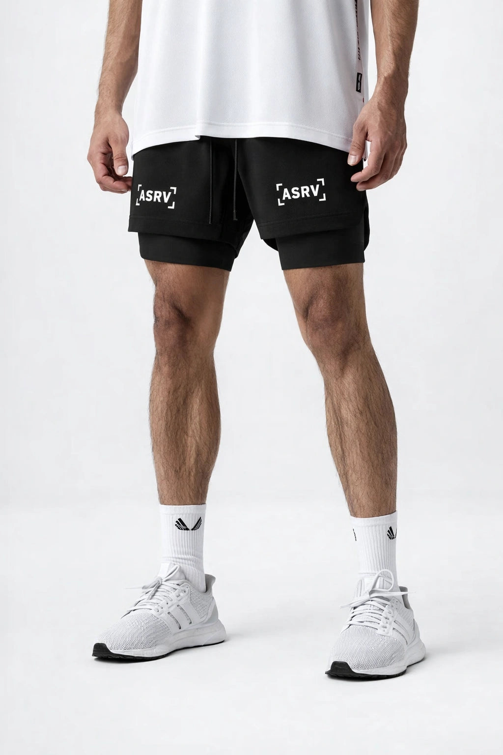 Short de Academia Esportivo  Masculino 2 em 1 - ASRV