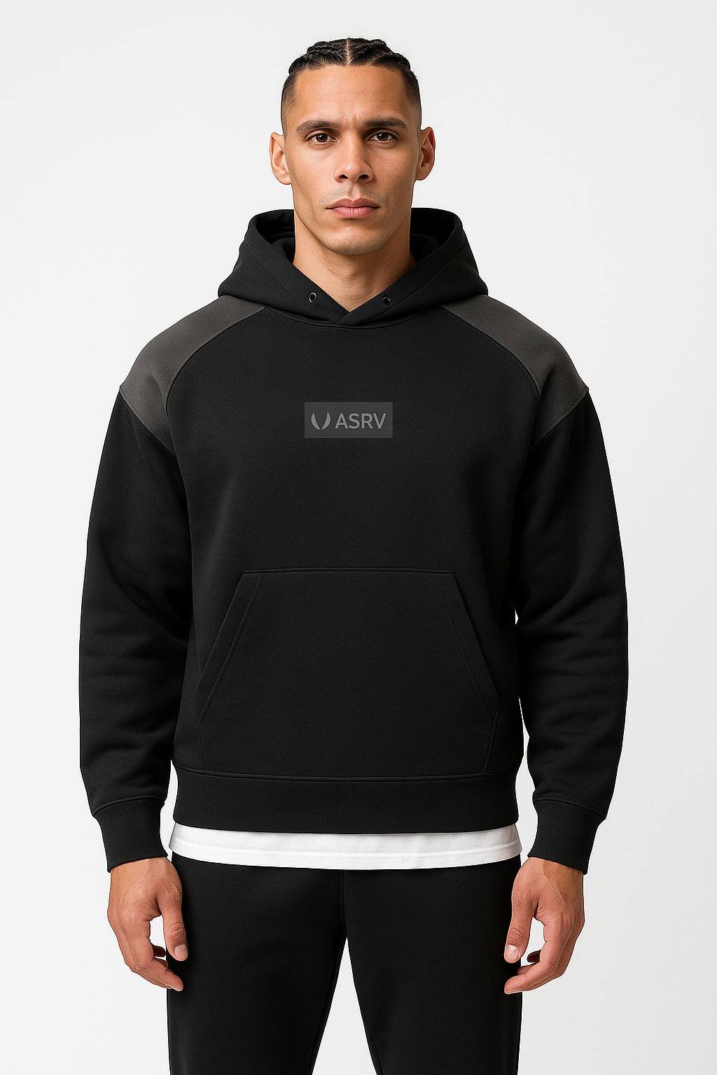 Moletom Esportivo de Algodão Masculino Com Capuz Fitness