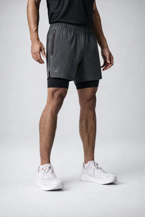 Short Masculino de Academia 2 em 1