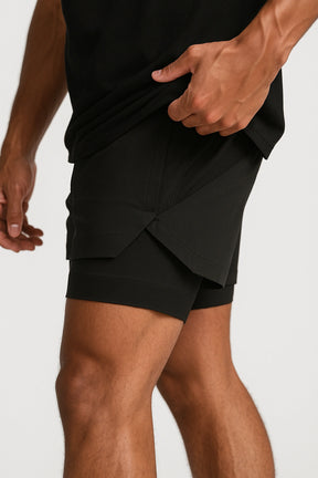 Short Esportivo de Academia Masculino Minimalista Premium 2 em 1 Tauranga