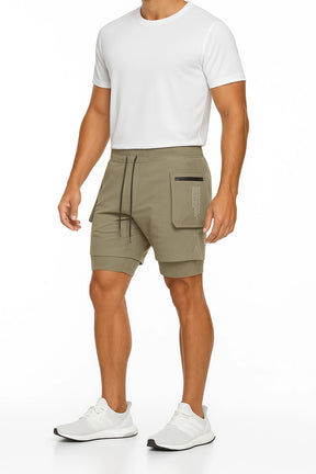 Short Esportivo de Academia Masculino com Bolsos Laterais