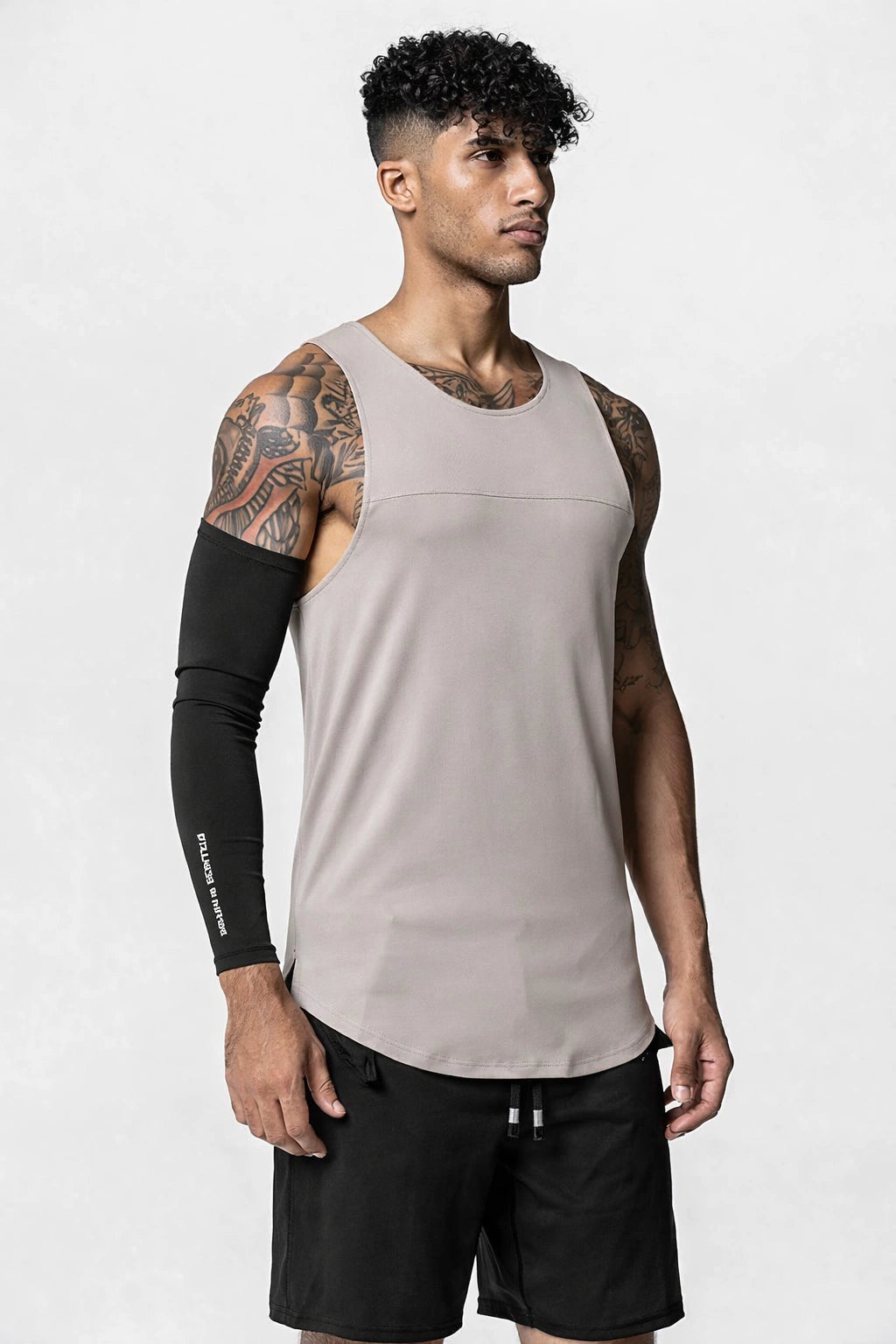 Regata Esportiva Masculina Respirável Academia - T-Shirt ASRV