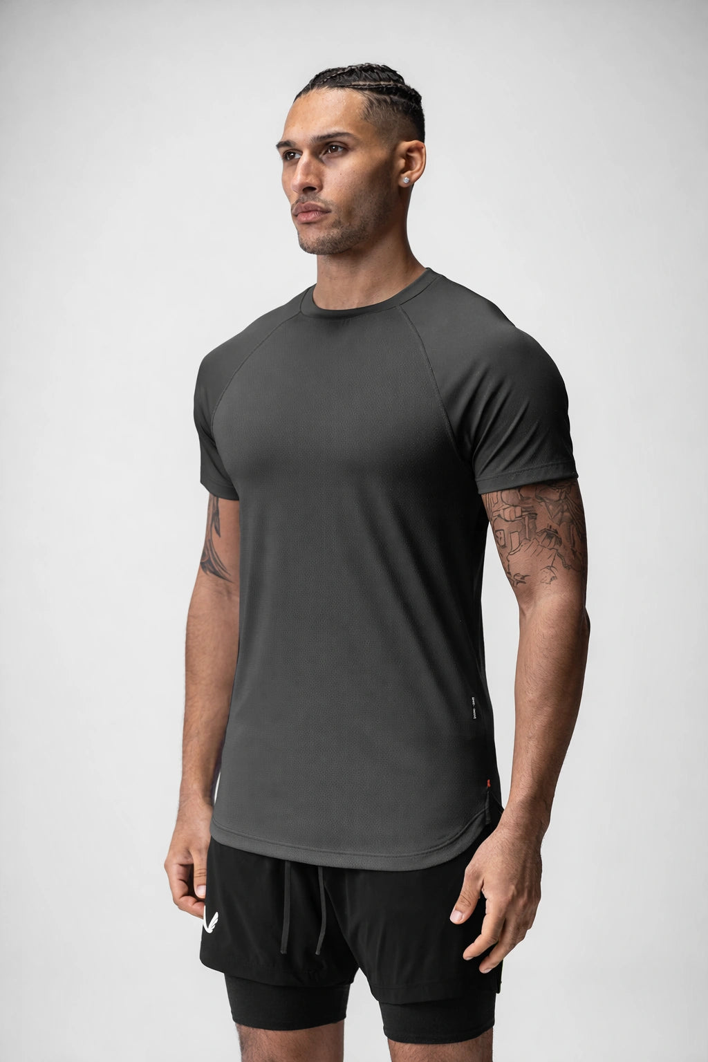 Camisa Masculina Esportiva Academia Premium Justa Minimalista