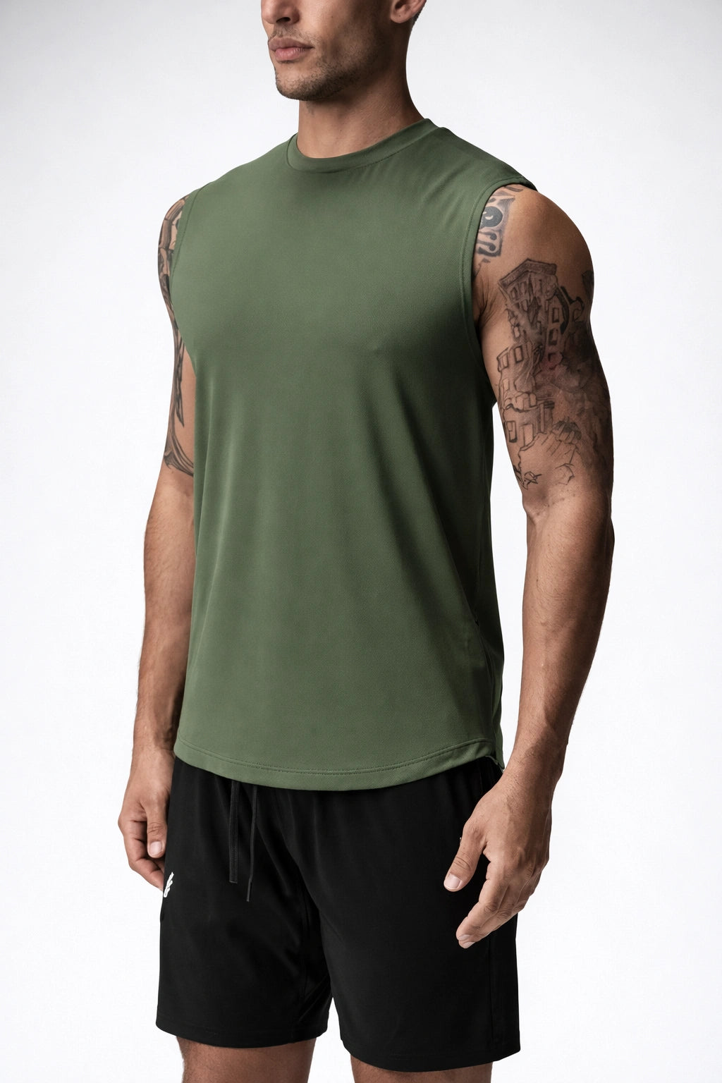 Regata Esportiva Masculina Minimalista Respirável Academia - T-Shirt Minimal II ASRV