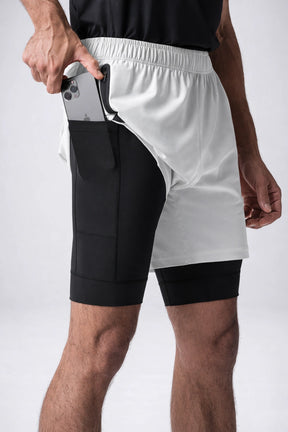 Short Masculino de Academia 2 em 1