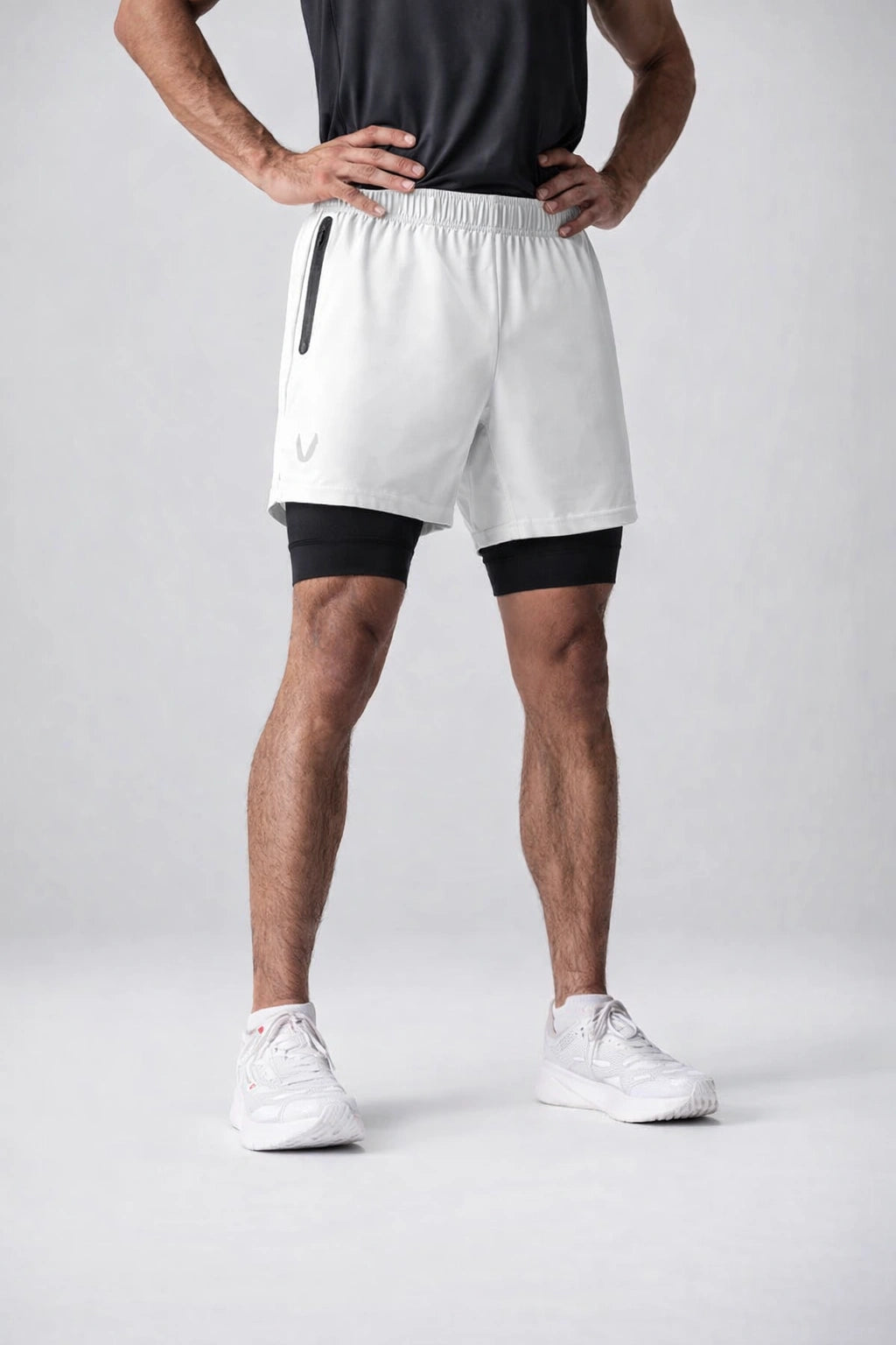 Short Masculino de Academia 2 em 1