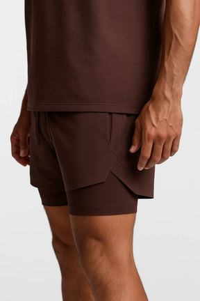 Short Esportivo de Academia Masculino Minimalista Premium 2 em 1 Tauranga