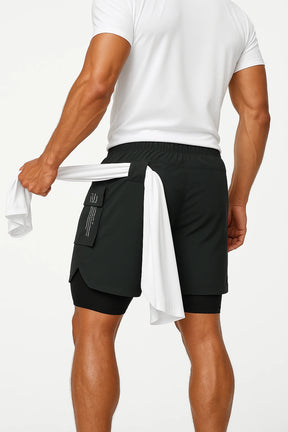 Short Esportivo de Academia Masculino com Bolsos Laterais