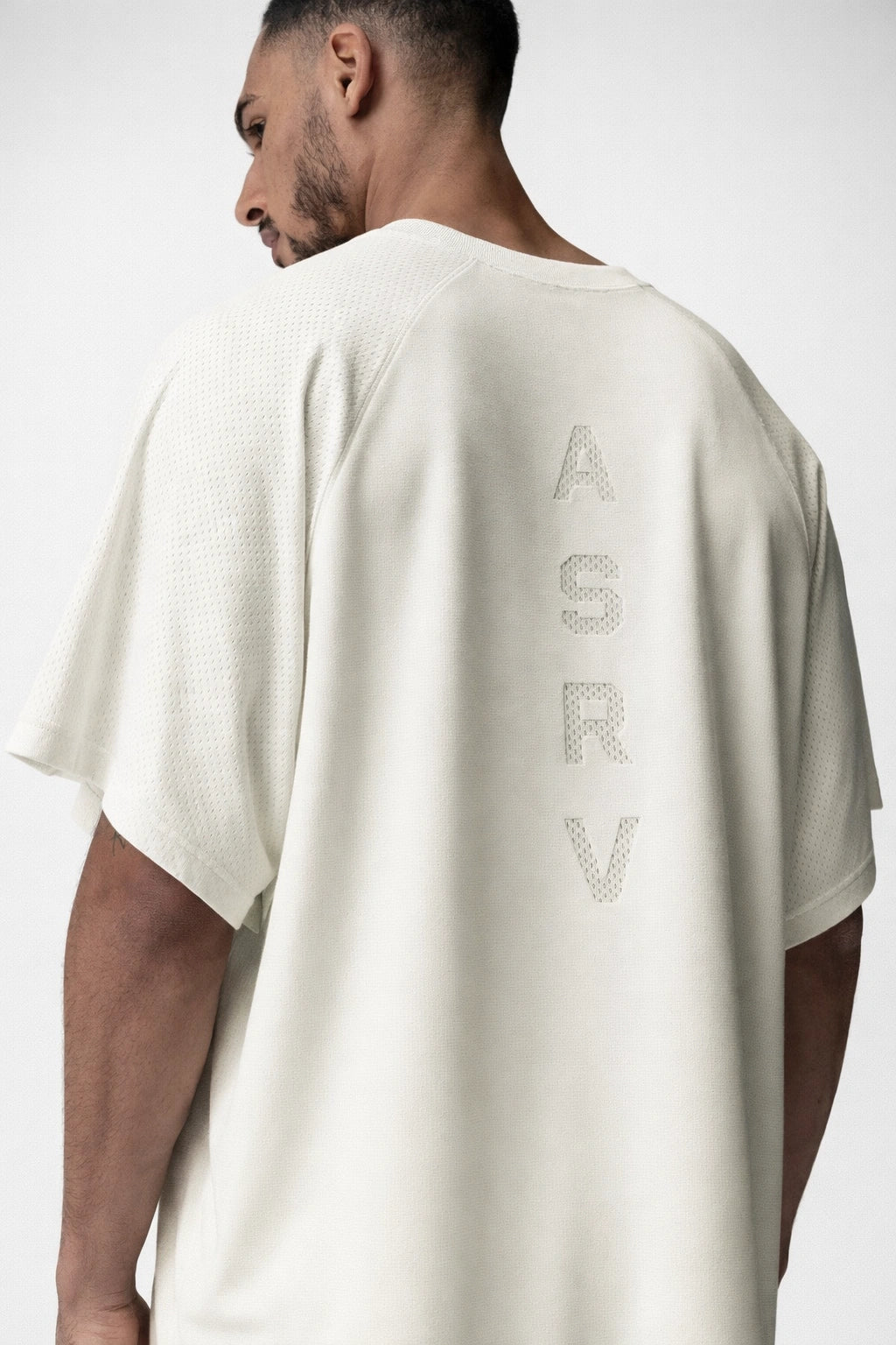 Camisa Esportiva Masculina Academia Oversized Respirável - ASRV