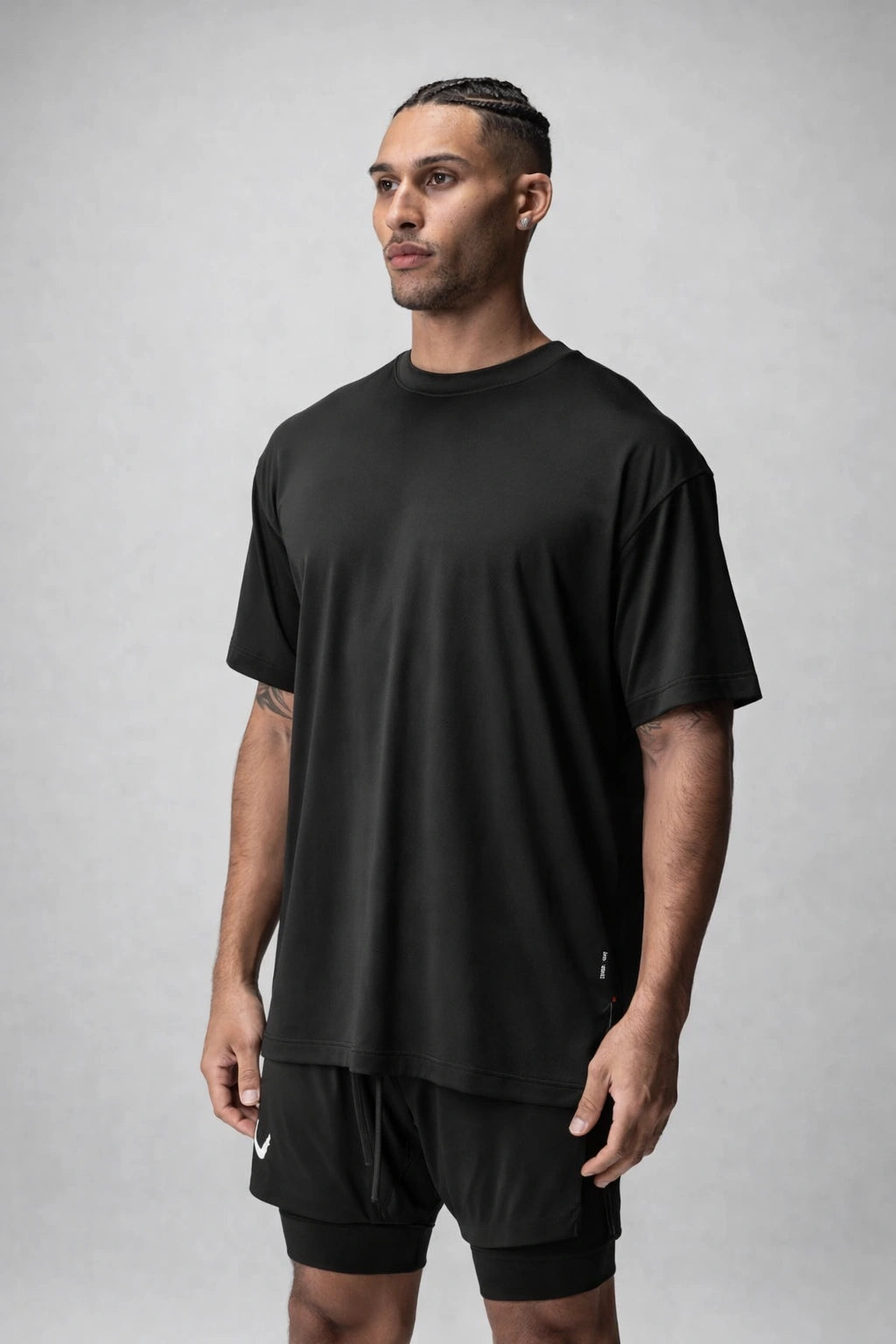 Camisa Esportiva Masculina Academia Oversized Minimalista