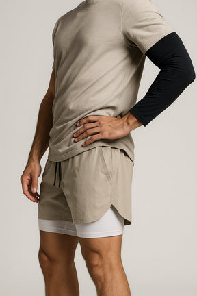 Short Esportivo de Academia Masculino Minimalista Premium 2 em 1 Tauranga