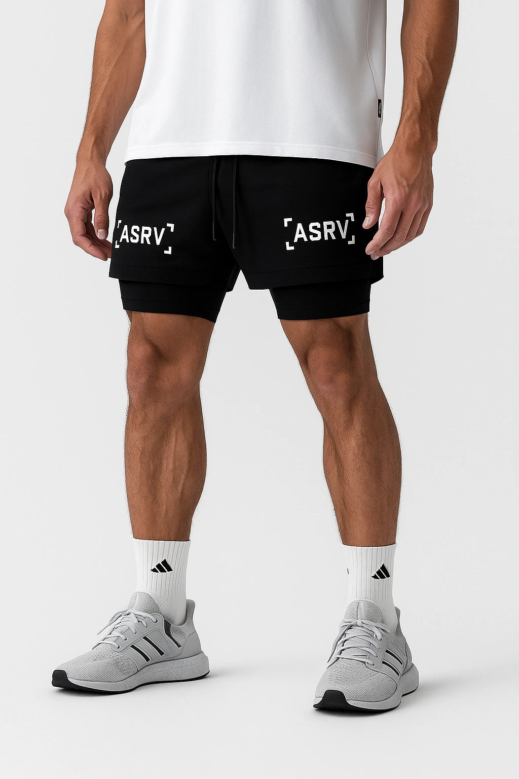 Short de Academia Esportivo  Masculino 2 em 1 - ASRV