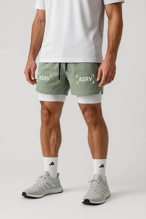 Short de Academia Esportivo  Masculino 2 em 1 - ASRV