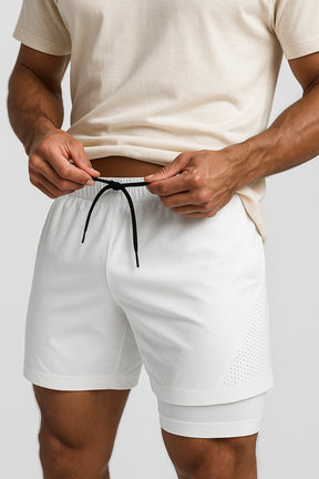 Short Esportivo de Academia Masculino Minimalista Premium 2 em 1 Tauranga