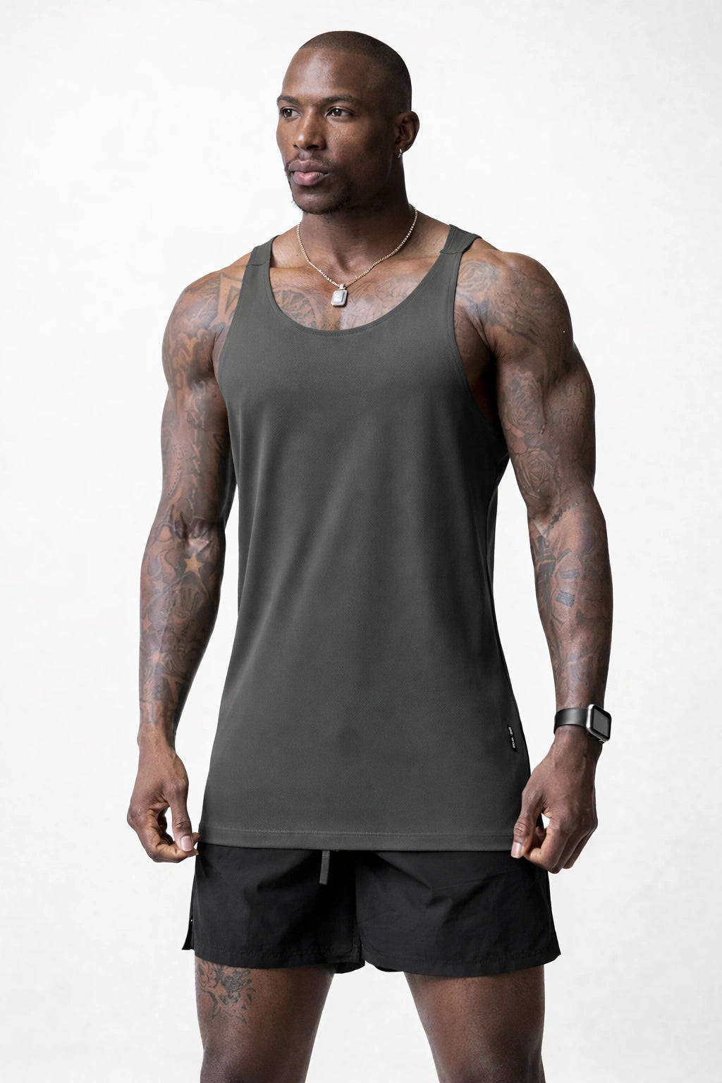 Regata Esportiva Masculina Respirável e Minimalista Academia