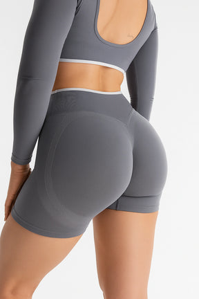 Short Fitness Feminino Alta Modelagem Respirável Lycra®