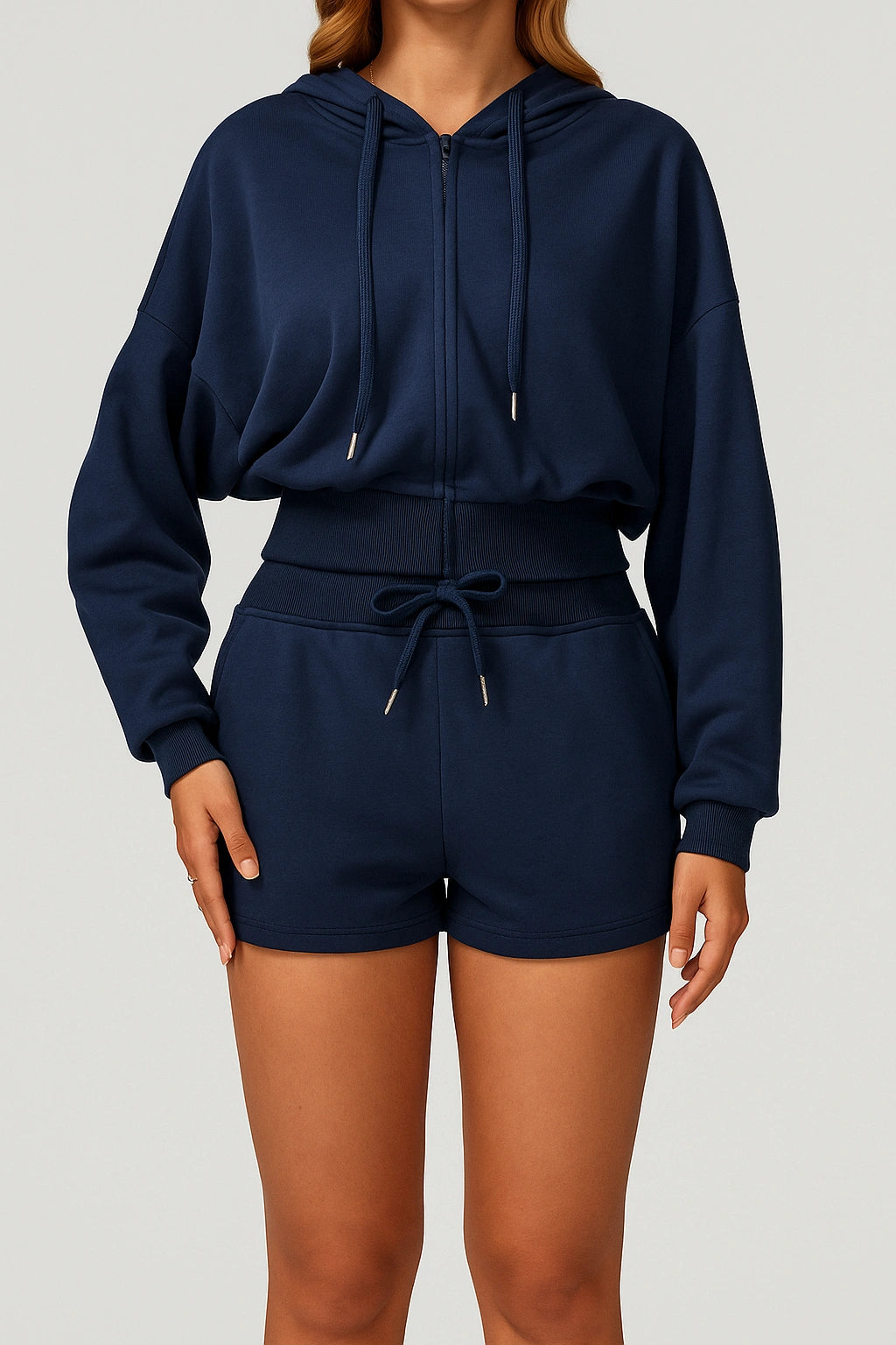 Jaqueta Fitness Feminina Moletom Esportivo Supima®