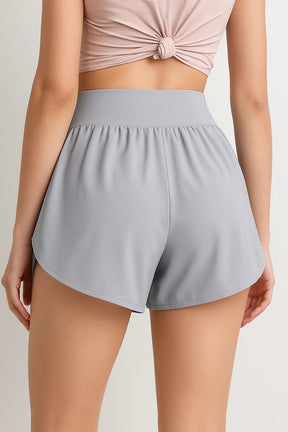 Short Saia Fitness Feminino Respirável com Bolso Interno