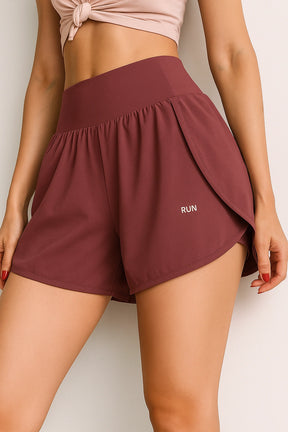 Short Saia Fitness Feminino Respirável com Bolso Interno