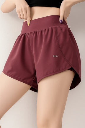 Short Saia Fitness Feminino Respirável com Bolso Interno